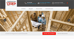 Desktop Screenshot of constructiondrp.com